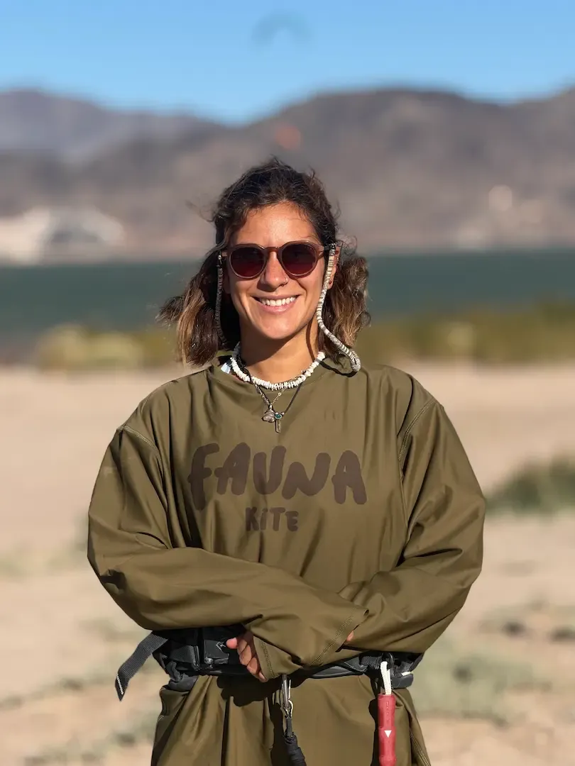 Pili - Instructora en FAUNA Kite
